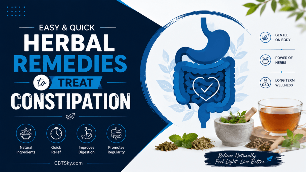 Easy and Quick Herbal Remedies to Treat Constipation!
