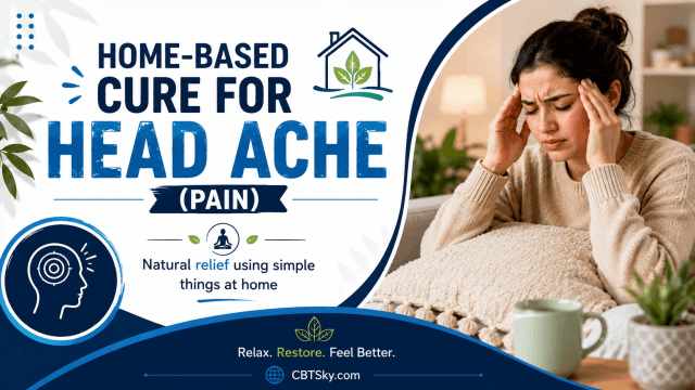 Home-based cure for Head Ache (pain).