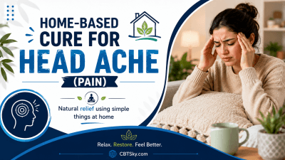 Home-based cure for Head Ache (pain).