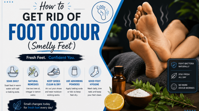 How to get rid of Foot odour ( Smelly Feet)