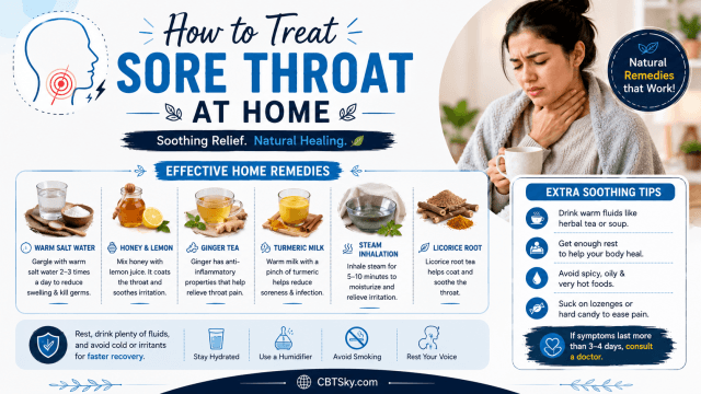 How to Treat Sore Throat at Home!!