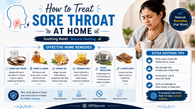 How to Treat Sore Throat at Home!!