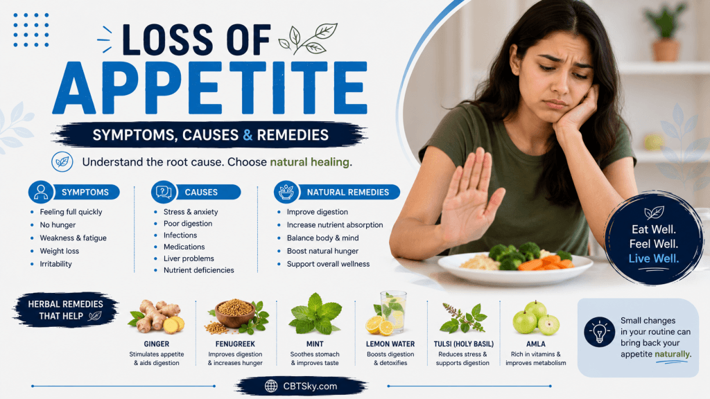 Loss of Appetite: Symptoms, Causes & Remedies