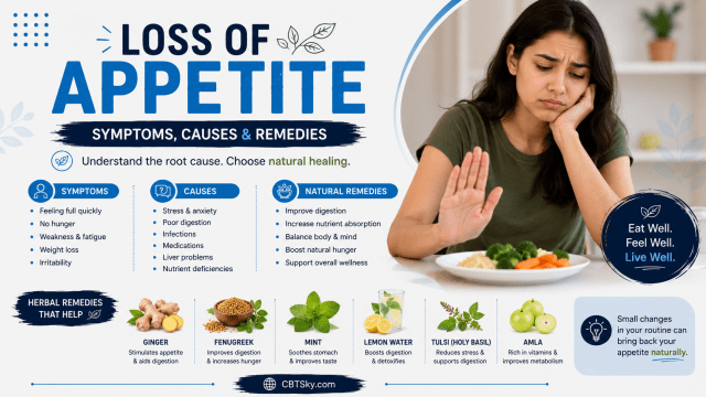 Loss of Appetite: Symptoms, Causes & Remedies
