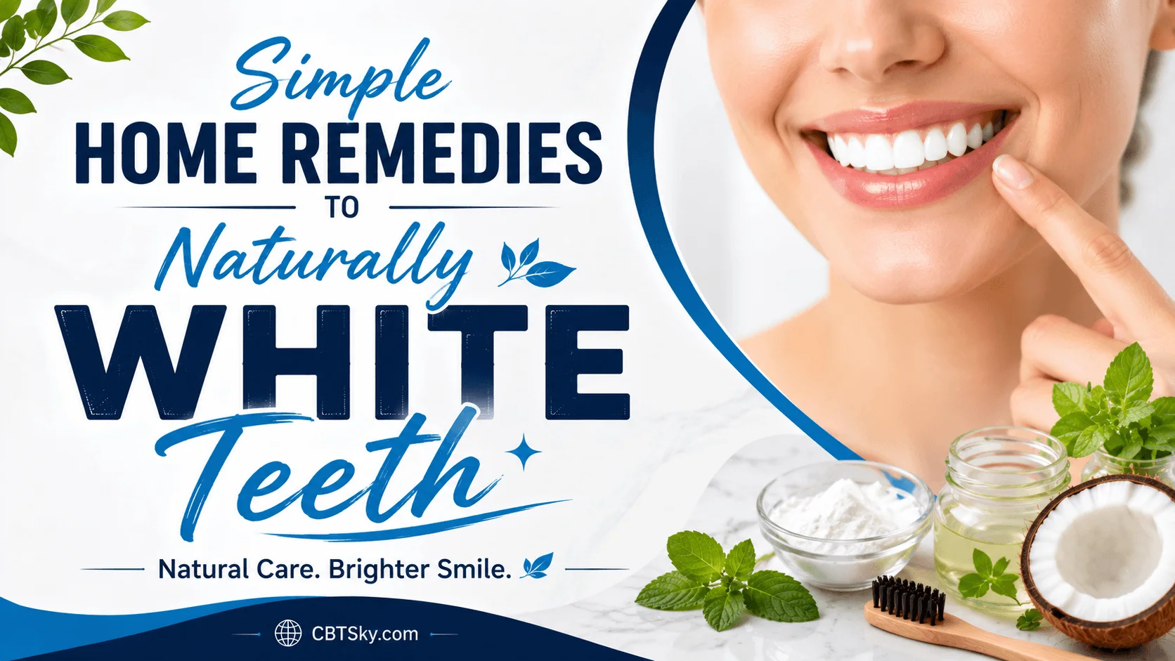 Simple Home Remedies to Naturally White Teeth