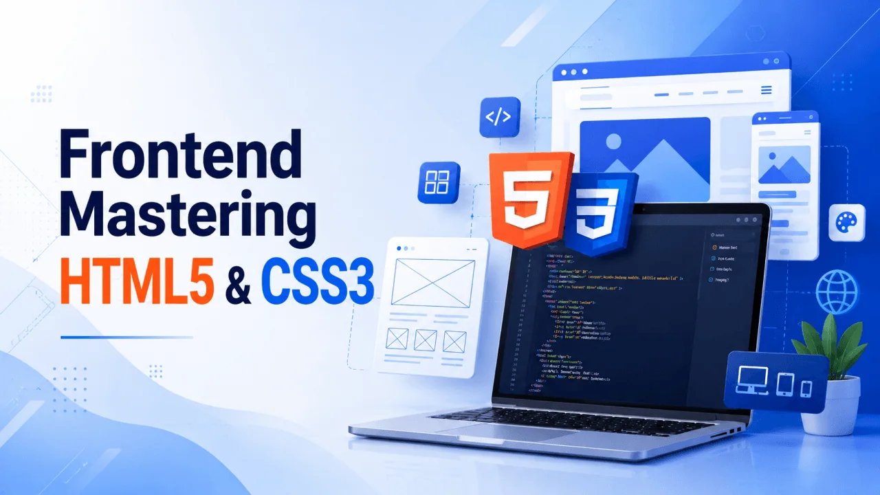 Frontend Mastering HTML5 & CSS3 banner